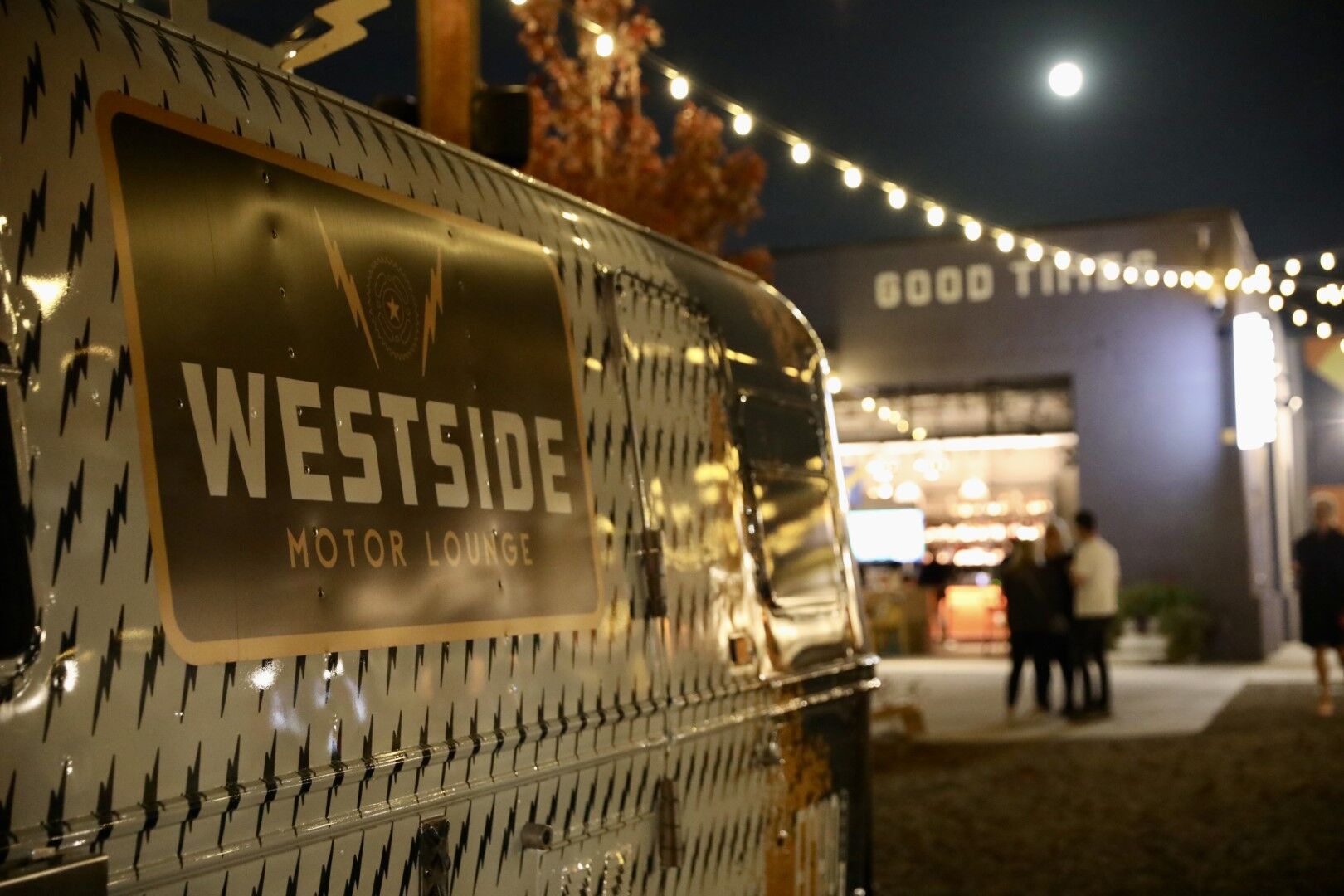 The Airstream trailer food truck at Westside Motor Lodge.